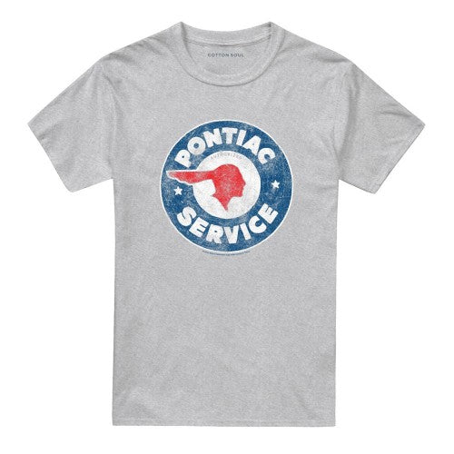 Front - Pontiac Unisex Adult Service Vintage T-Shirt