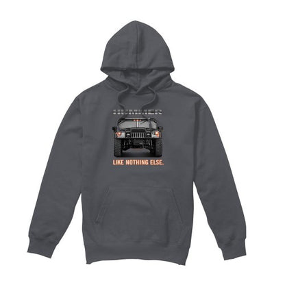 Front - Hummer Unisex Adult Like Nothing Else Hoodie