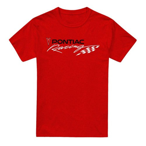 Front - Pontiac Unisex Adult Racing T-Shirt