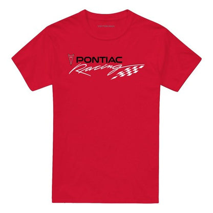 Front - Pontiac Unisex Adult Racing T-Shirt