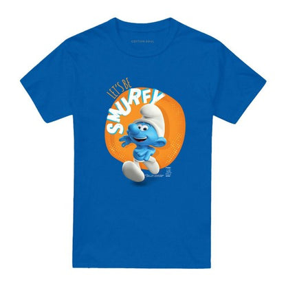 Front - The Smurfs Unisex Adult Let´S Be Smurfy T-Shirt