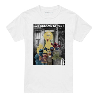 Front - Sesame Street Unisex Adult Best Address T-Shirt