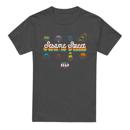 Front - Sesame Street Unisex Adult Made In 1969 T-Shirt