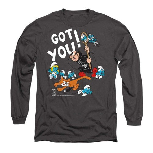 Front - The Smurfs Mens Gargamel Long-Sleeved T-Shirt