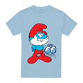 Front - The Smurfs Unisex Adult Papa Smurf Anniversary T-Shirt
