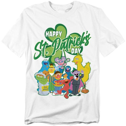 Front - Sesame Street Unisex Adult Big Bird St Patricks Day T-Shirt