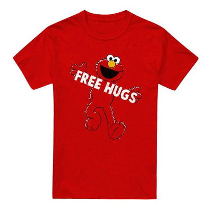 Front - Sesame Street Unisex Adult Free Hugs T-Shirt