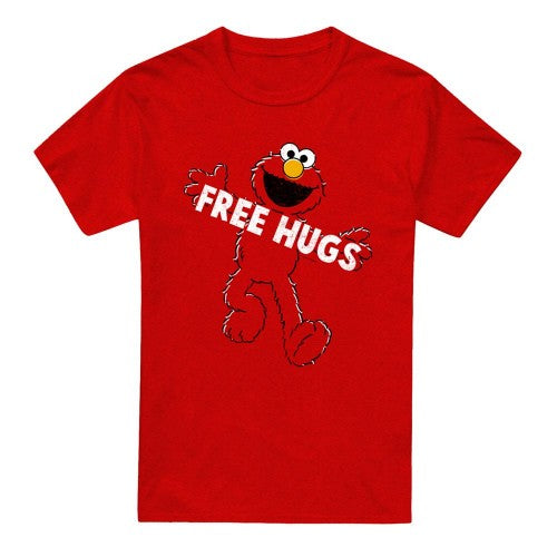 Front - Sesame Street Unisex Adult Free Hugs T-Shirt
