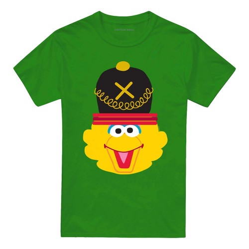 Front - Sesame Street Unisex Adult Big Bird Nutcracker T-Shirt