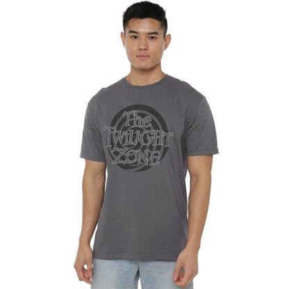 Front - The Twilight Zone Unisex Adult Spiral Logo T-Shirt