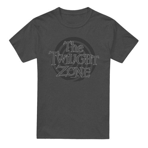 Front - The Twilight Zone Unisex Adult Spiral Logo T-Shirt