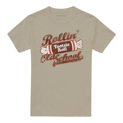 Front - Tootsie Roll Unisex Adult Old School T-Shirt