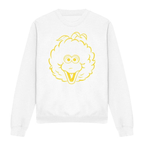 Front - Sesame Street Unisex Adult Big Bird Mono Sweatshirt
