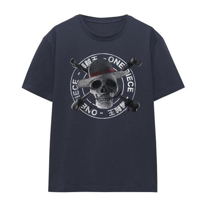 Front - One Piece Womens/Ladies Skull And Crossbones T-Shirt