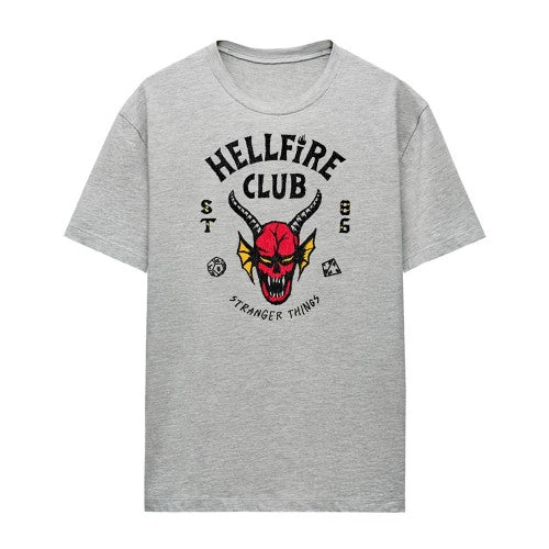 Front - Stranger Things Womens/Ladies Hellfire Club T-Shirt