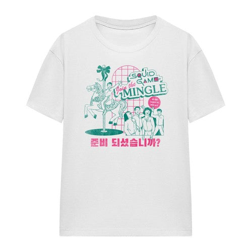 Front - Squid Game Womens/Ladies Merry Go Round T-Shirt