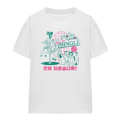 Front - Squid Game Womens/Ladies Merry Go Round T-Shirt