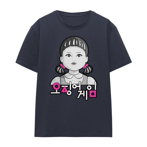 Front - Squid Game Womens/Ladies Young Hee Pop Art T-Shirt