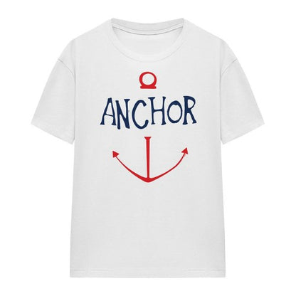 Front - One Piece Womens/Ladies Anchor Sketch T-Shirt