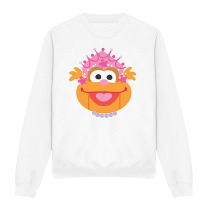 Front - Sesame Street Unisex Adult Zoey Nutcracker Christmas Sweatshirt