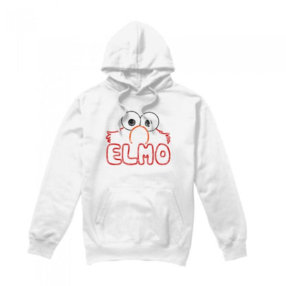 Front - Sesame Street Unisex Adult Elmo Hoodie