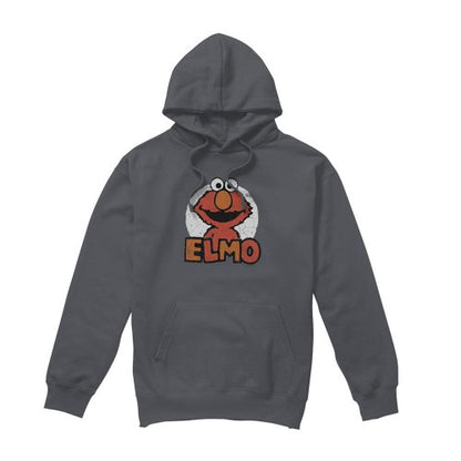Front - Sesame Street Unisex Adult Elmo Name Hoodie