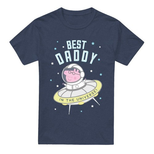 Front - Peppa Pig Unisex Adult Best Daddy Pig In The Universe T-Shirt