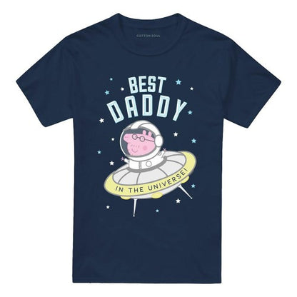 Front - Peppa Pig Unisex Adult Best Daddy Pig In The Universe T-Shirt