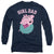 Front - Peppa Pig Unisex Adult Girl Dad Long-Sleeved T-Shirt