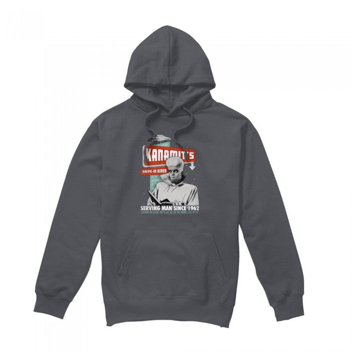 Front - The Twilight Zone Unisex Adult Kanamits Diner Hoodie