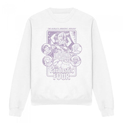 Front - Fantastic Four Unisex Adult In Search Of Galactus Sweatshirt
