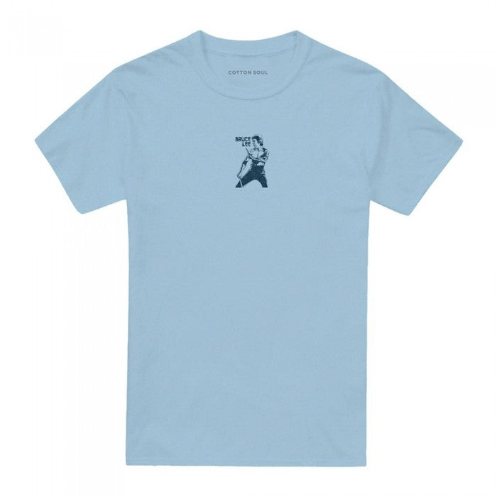 Front - Bruce Lee Unisex Adult Fighter T-Shirt