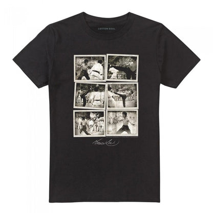 Front - Bruce Lee Unisex Adult Snap Shots T-Shirt