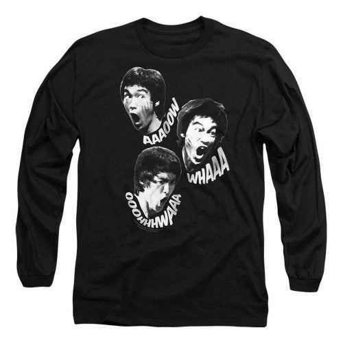 Front - Bruce Lee Unisex Adult Sounds Of The Dragon Long-Sleeved T-Shirt
