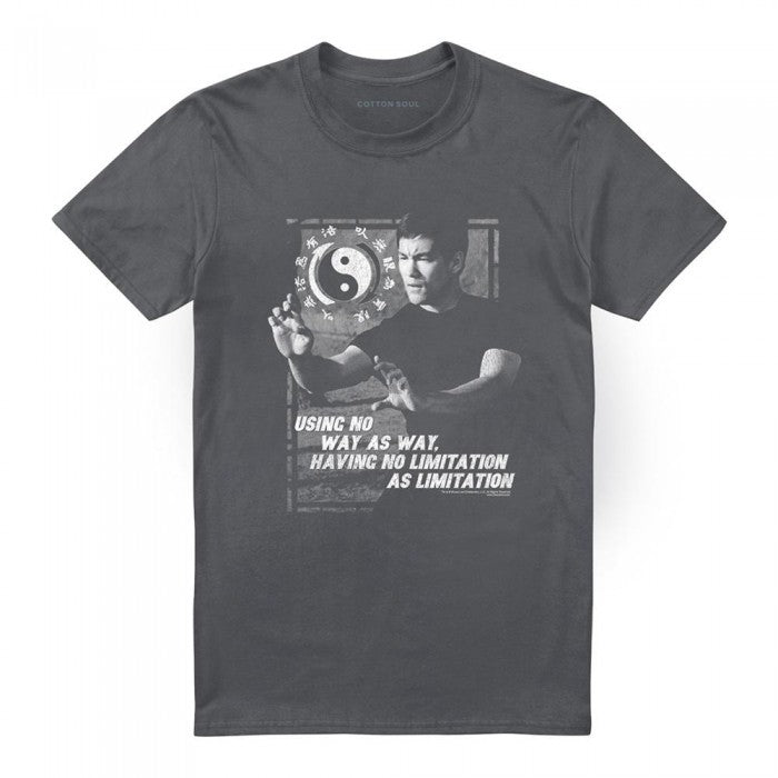 Front - Bruce Lee Unisex Adult No Way As A Way T-Shirt
