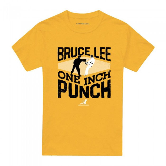 Front - Bruce Lee Unisex Adult One Inch Punch T-Shirt