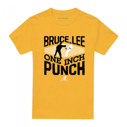 Front - Bruce Lee Unisex Adult One Inch Punch T-Shirt