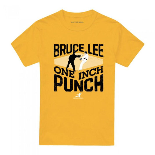 Front - Bruce Lee Unisex Adult One Inch Punch T-Shirt
