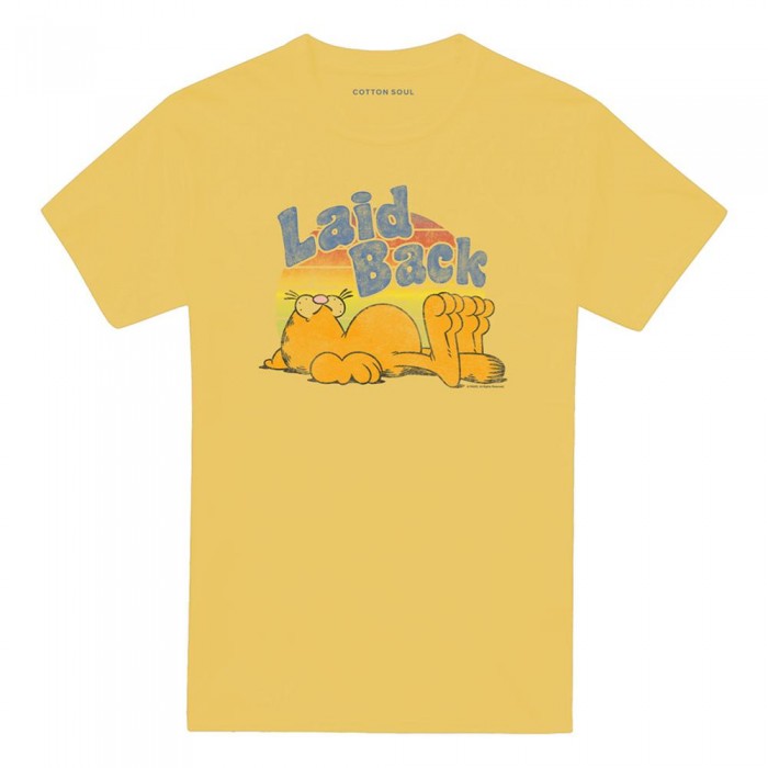 Front - Garfield Unisex Adult Rad T-Shirt
