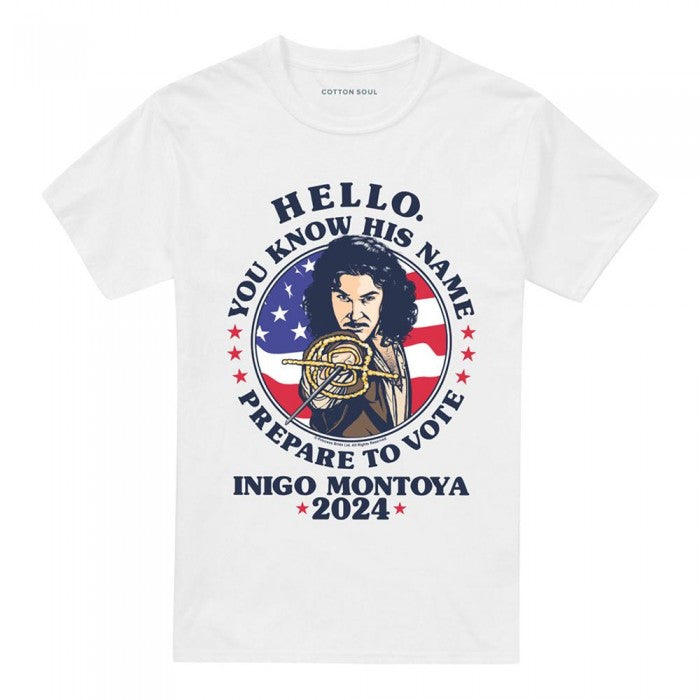 Front - The Princess Bride Unisex Adult Prepare To Vote Inigo Montoya T-Shirt