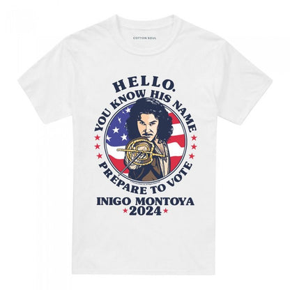 Front - The Princess Bride Unisex Adult Prepare To Vote Inigo Montoya T-Shirt