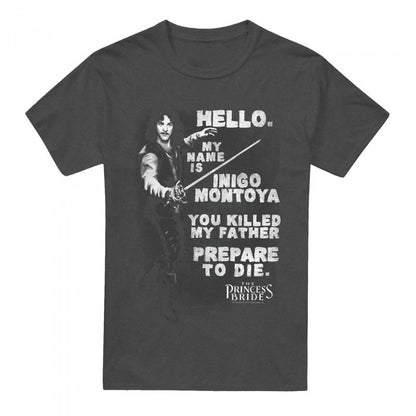 Front - The Princess Bride Unisex Adult Hello Again Heather T-Shirt