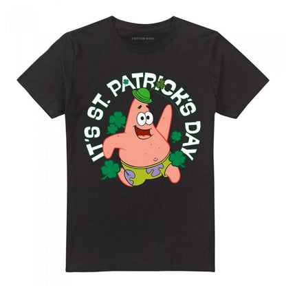 Front - SpongeBob SquarePants Unisex Adult It Is St Patricks Day T-Shirt