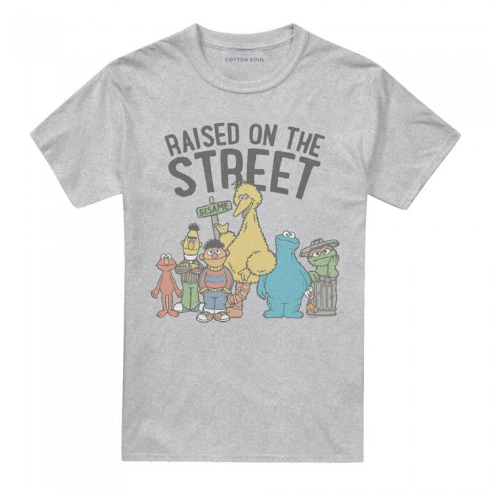 Front - Sesame Street Unisex Adult The In My Hood T-Shirt