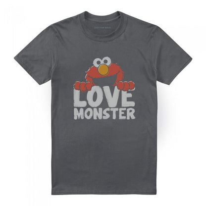 Front - Sesame Street Unisex Adult Love Monster T-Shirt