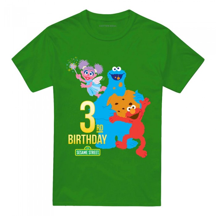Front - Sesame Street Unisex Adult 3rd Birthday T-Shirt
