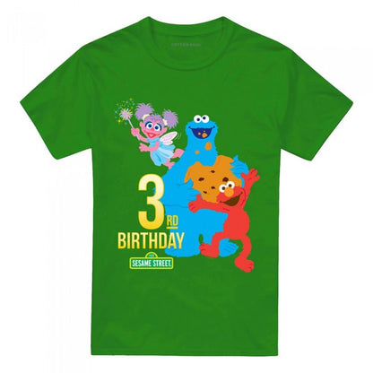 Front - Sesame Street Unisex Adult 3rd Birthday T-Shirt
