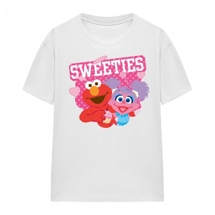 Front - Sesame Street Womens/Ladies Sweeties Elmo Valentine`s Day T-Shirt
