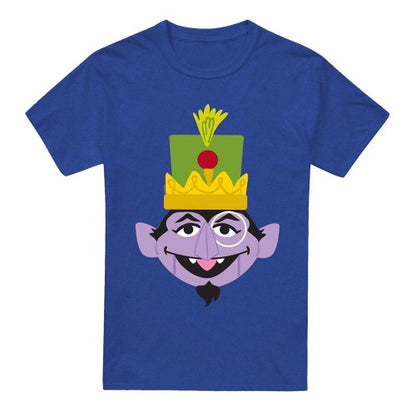 Front - Sesame Street Unisex Adult Zoey Nutcracker Heather Christmas T-Shirt