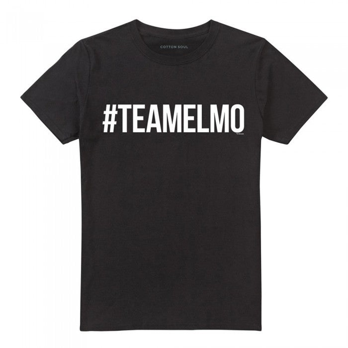 Front - Sesame Street Unisex Adult Team Elmo T-Shirt